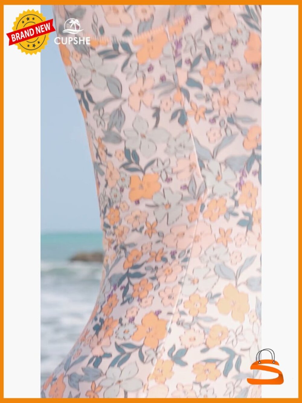 Mock Neck Zipper Short Sleeve One Piece Swimsuit - Picture 6 of 7